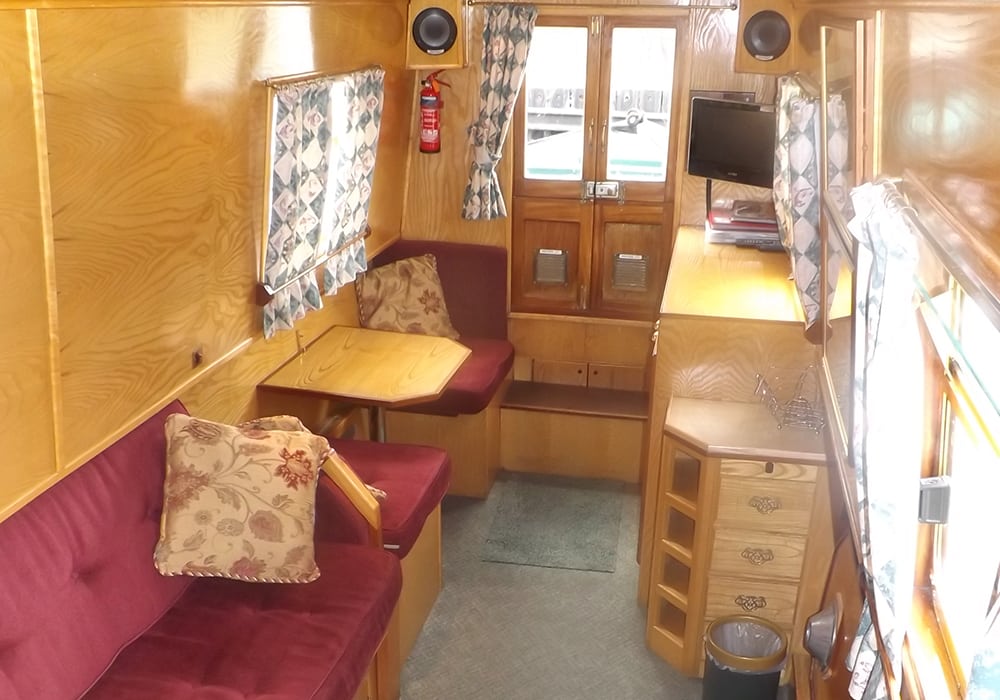 Foxtail Saloon - Canal Boat Interior