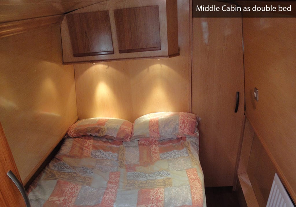 Snooty Fox Boat Page Cabin Twin as Double text